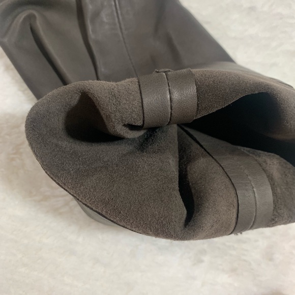 Coach Leather Cigarette Trouser Mahogany - Picture 4 of 8